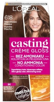 Loreal Casting farba do włosów 618 Waniliowa Mokka