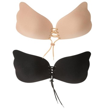 2 Pieces Silicone Gel Invisible Bra Self Strapless