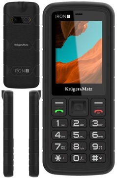 TELEFON KOMÓRKOWY MOCNY IP68 4G LTE BT. 5 DUAL SIM KRUGER MATZ IRON 4