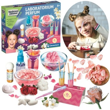 CLEMENTONI zestaw eksperymentów zabawa laboratorium perfum dla dzieci