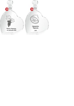 KARAFKA Podziękowania dla Rodziców z grawerem ETUI