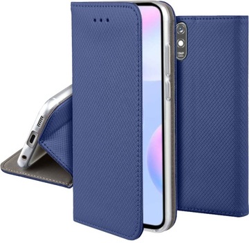 ETUI DO XIAOMI REDMI 9A SMART MAGNET BOOK + SZKŁO
