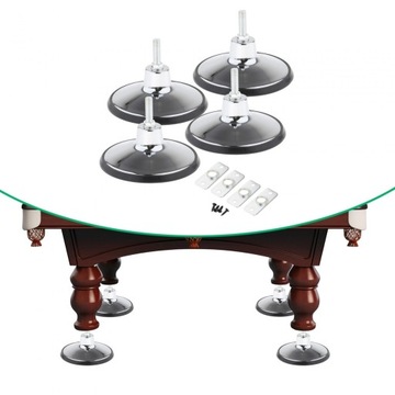 4 выравнивающие опоры для ножек бильярдного стола. Повышенная стабильность
