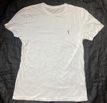 AllSaints Spitalfields All Saints Biały T SHIRT /M