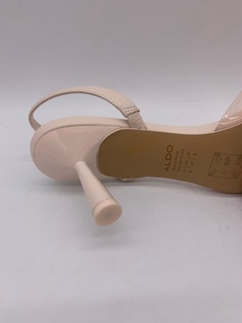 Buty damskie czółenka beżowe nude ALDO Enaver roz 41 transparentne