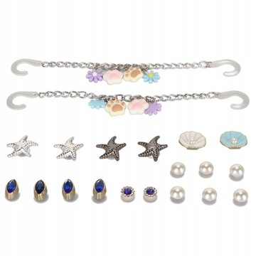 20 шт. зажимы для обуви «сделай сам», декоративные съемные