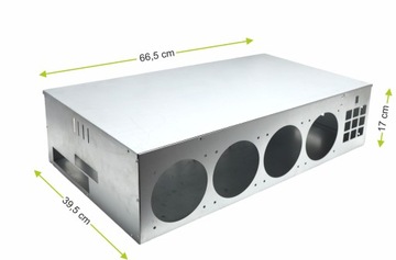 Майнер криптовалюты с 8 видеокартами BOX