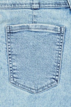 Bershka Jeansowe Krótkie Spodenki Szorty Jeans Bawełna Wysoki Stan L 40