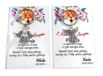 Благодарность гостям брелок АНГЕЛ №50 ПРИЧАСТИЕ СУВЕНИРЫ ПОДАРОК