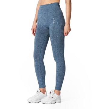 Legginsy damskie sportowe getry wysoki stan allure Carpatree S bluemelange