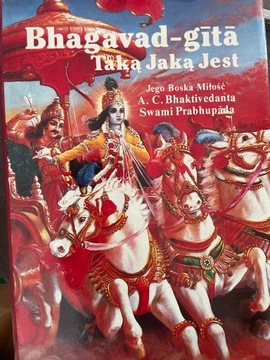 Bhagavad-gita Taką jaką jest Specjalne Ograniczone Polskie Wydanie 1981 r