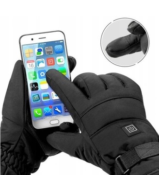 ПЕРЧАТКИ С ПОДОГРЕВОМ, ВОДОНЕПРОНИЦАЕМЫЕ ЗИМНИЕ L