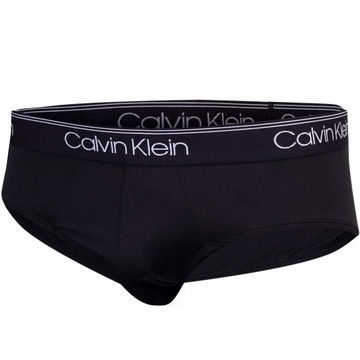 CALVIN KLEIN MAJTKI MĘSKIE SLIPY HIP BRIEF 3PK CZARNE r.M