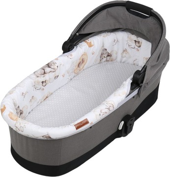 WKŁADKA DO WÓZKA GONDOLI + PRZEŚCIERADŁO ZESTAW BABYMAM