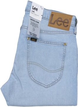 LEE LUKE LIGHT ALTON spodnie jeansowe rurki slim tapered W32 L32