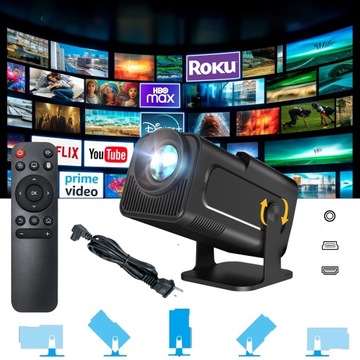 PROJEKTOR HY320 MINI NAJNOWSZA WERSJA RZUTNIK PRZENOŚNY LED HD WIFI