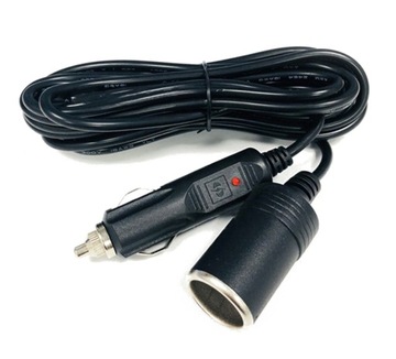 Удлинитель для гнезда прикуривателя 12В/24В LED 5А 60Вт 3м