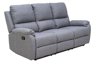 Sofa rozkładana do salonu SPENCER 3 duża szara