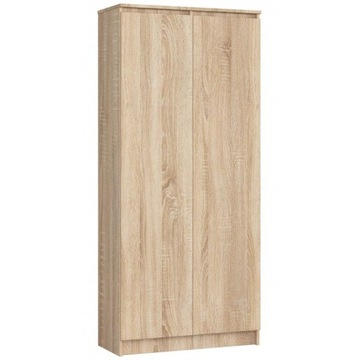 REGAŁ do BIURA MEBLE BIUROWE 80cm DĄB SONOMA