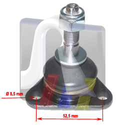 ШТИФТ ПЕРЕДНЕГО ПОВОРОТНОГО РЫЧАГА LP RTS для AIXAM 400 0,4