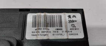 PEUGEOT EXPERT III PROACE MODUL ŘÍZENÍ RADIÁTORU 9808655080