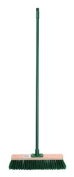 MIOTŁA ULICZNA OPRAWIONA 40CM TWARDE WŁOSIE