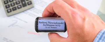 PIECZĄTKA TRODAT 8911 DO 4 LINII FIRMOWA IMIENNA BIUROWA PROJEKT + GUMKA