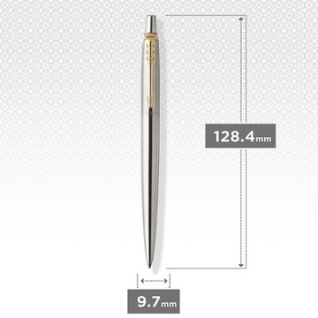 Шариковая ручка Parker Jotter Gold с гравировкой в ​​футляре и мешочке для подарка к Первому Причастию