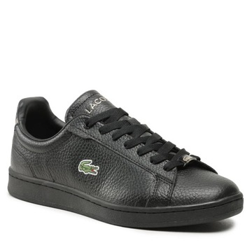 BUTY MĘSKIE SPORTOWE LACOSTE CARNABY PRO 123 3 SMA CZARNE rozm. 42