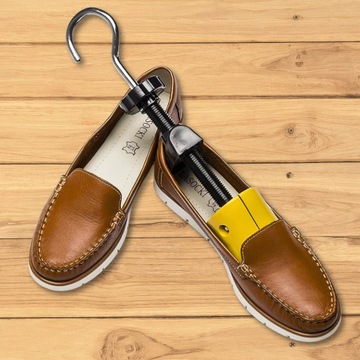 Растягивающиеся регулируемые подставки для обуви 39–43 пары + накладки