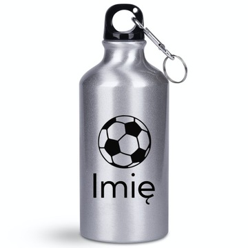 Butelka/bidon 400 ml prezent dla kibica piłki nożnej, football + imię, 10