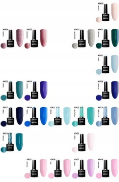 Гибридный набор 5x лака SUNONE, MILLING LAMP