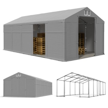Namiot Garażowy 6x10 - 2,5m Magazynowy Budowlany MAGNUS