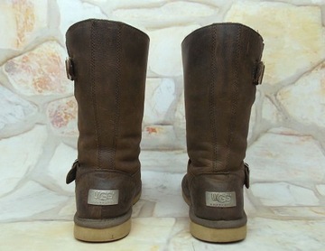 UGG S/N 5678 BUTY ZIMOWE ŚNIEGOWCE SKÓRA 37