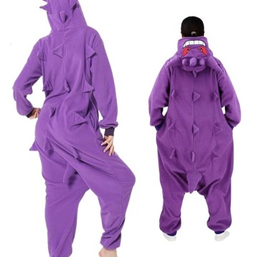 Piżama Onesie Kigurumi Przebranie Pokemon Gengar L: 165 - 175cm