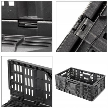 Складной пластиковый ящик HD 43 л TACTIX PREMIUM