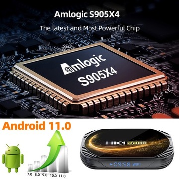 HK1 X4S TV BOX S905X4 ТВ-приставка Android 11.0, двухдиапазонная