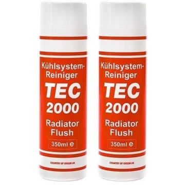 2x TEC 2000 PŁUKANKA CHŁODNICY Radiator Flush