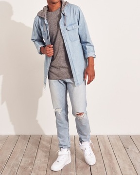 HOLLISTER Abercrombie Koszula Cienki Jeans USA M