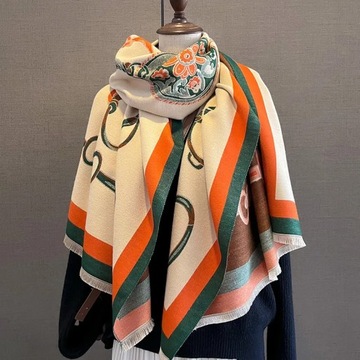 Luxury Designer Brand Winter Blanket Scarf Shawls
