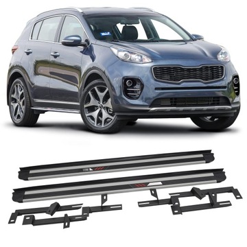 KIA SPORTAGE IV 2016+ STOPNIE BOCZNE LISTWY PROGOWE