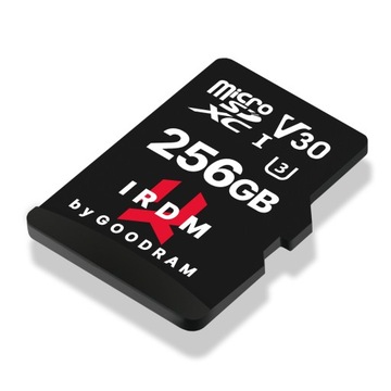Карта памяти GOODRAM IRDM 256 ГБ UHS I U3 + адаптер