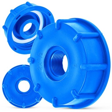 ГАЙКОВЫЙ СОЕДИНИТЕЛЬ MAUZER IBC 1/2 дюйма, заглушка клапана бака с бочонком S60/6 GW 1/2 дюйма