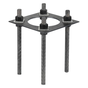 ЯКОРЬ ДЛЯ СТОЛБА ОСВЕЩЕНИЯ, основание 15х15см