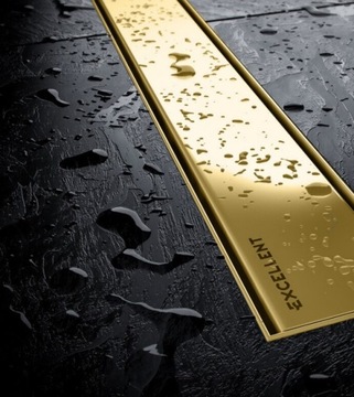 EXCELLENT STILIO GOLD ODPŁYW LINIOWY 70 ZŁOTY