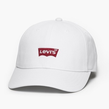 LEVI's czapeczka z daszkiem czapka LEVIS logo biał