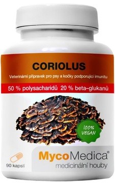 MycoMedica Coriolus Wrośniak Różnobarwny STRONG