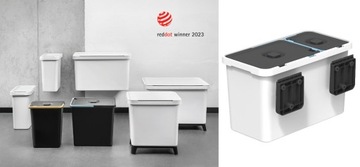 КОНТЕЙНЕРЫ ДЛЯ МУСОРА С СЕГРЕГАЦИОННЫМИ КОНТЕЙНЕРАМИ 4x10л KEDEN SYSTEMA PROSPERPLAST