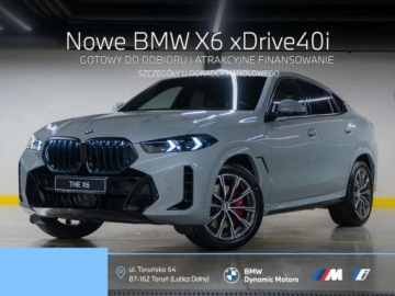 BMW X6 G06 SUV Facelifting 3.0 40i 381KM 2026 BMW X6 xDrive40i 381 KM mHEV - Gotowy do Odbioru - Pakiet M Pro - Kamera 3