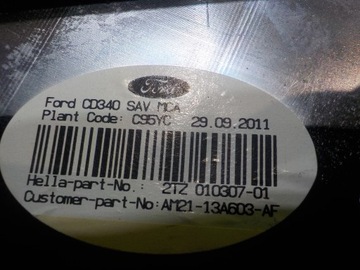FORD S-MAX I FACELIFT 11R SVĚTLO LEVÝ ZADNÍ W KRYT AM21-13A603-AF